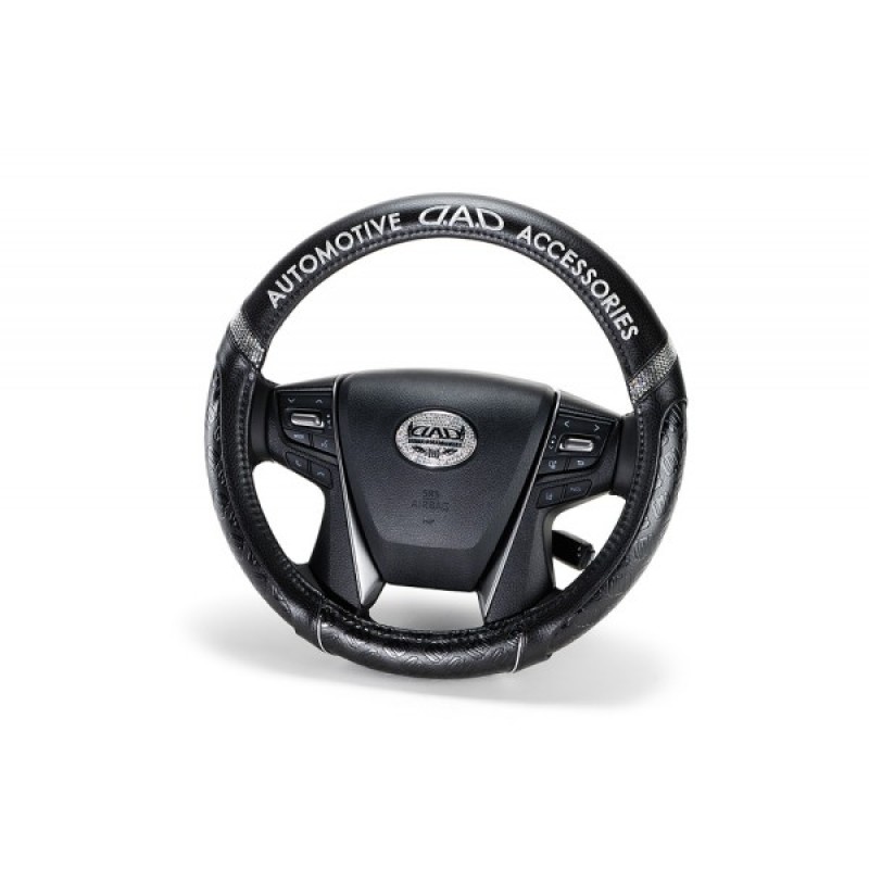 Monogram Leather Executive Model Wheel Cover