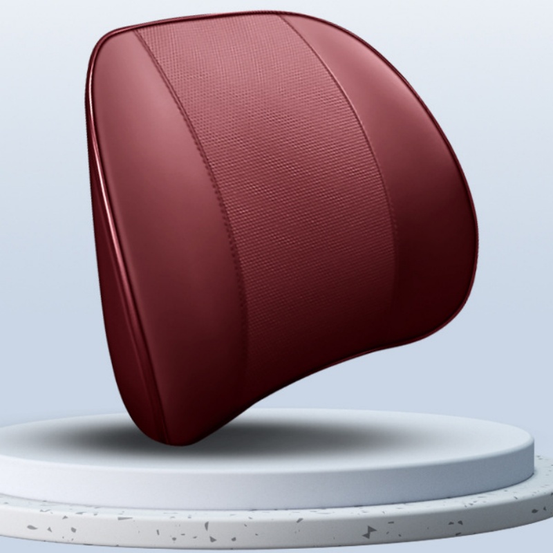 Car Headrest And Lumbar Cushion Set - Memory Foam Neck Support Pillow For Long Drives
