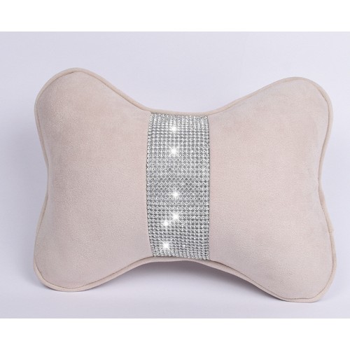 Diamond Car Neck Pillow & Lumbar Support Set