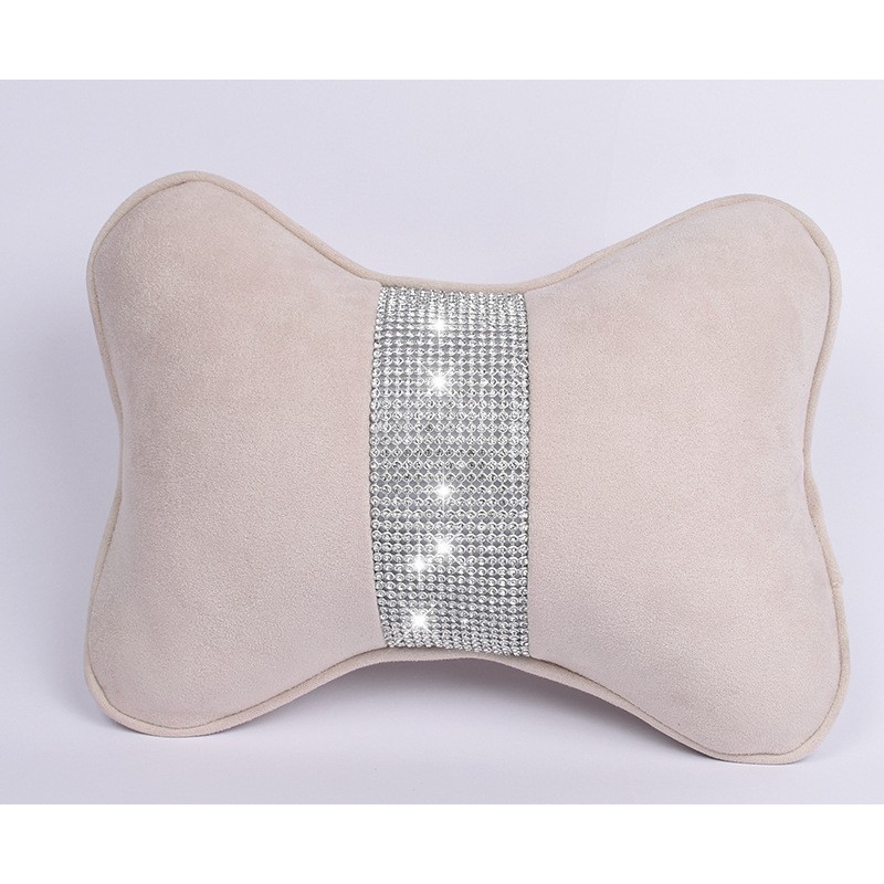 Diamond Car Neck Pillow & Lumbar Support Set