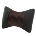Leather Quilted Car Headrest To Protect Neck