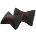 Leather Quilted Car Headrest To Protect Neck
