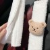 Cartoon Bear Car Seat Belt Shoulder Pad - Soft Protective Cover for Kids & Adults