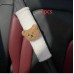 Cartoon Bear Car Seat Belt Shoulder Pad - Soft Protective Cover for Kids & Adults