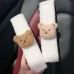 Cartoon Bear Car Seat Belt Shoulder Pad - Soft Protective Cover for Kids & Adults