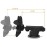 Universal Suction Cup Car Phone Holder - Adjustable Dashboard & Windshield Mount