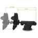 Universal Suction Cup Car Phone Holder - Adjustable Dashboard & Windshield Mount