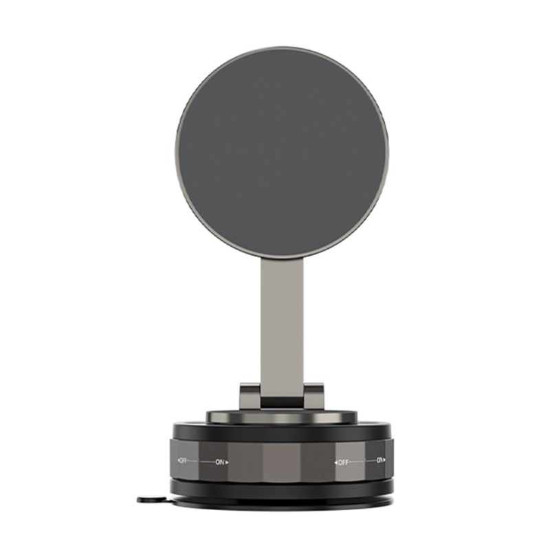 360° Magnetic Car Phone Mount – Powerful Vacuum Suction Holder for Windshield & Dashboard