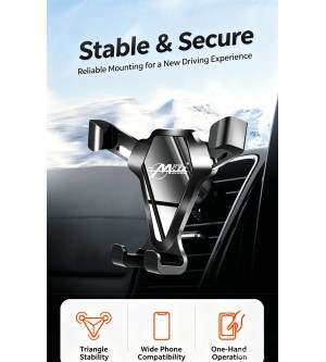 Universal Gravity Car Phone Mount with Strong Suction Cup Holder