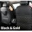 Universal Leather Car Seat Back Organizer with Kids Kick Mat And Multi-Pocket Storage Bag