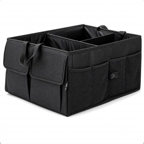 Collapsible Car Trunk Storage Organizer - Foldable Cargo Bin For Cars