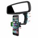 Multifunction Car Rearview Mirror Smartphone Holder - Adjustable Rotating Mount