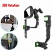 Multifunction Car Rearview Mirror Smartphone Holder - Adjustable Rotating Mount
