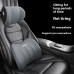 Memory Foam Car Headrest Pillow - Soft Neck Support Cushion For Long Drives
