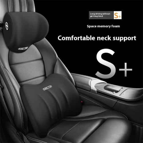 Memory Foam Car Headrest Pillow - Soft Neck Support Cushion For Long Drives