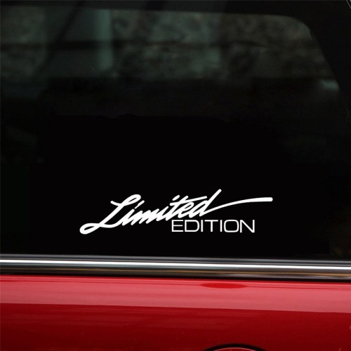 Laser Reflective Bumper Stickers Limited Edition