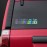 Fashion Smoke-free And Boring Automobile Sticker