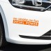 Fashion Smoke-free And Boring Automobile Sticker