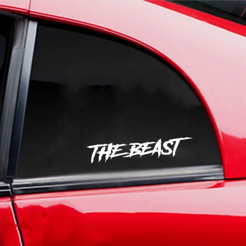Beast Edition Waterproof Car Body And Window Vinyl Sticker