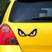 3D Shark Eye Car Sticker – Realistic Rearview Mirror Decoration Decal