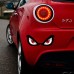 3D Shark Eye Car Sticker – Realistic Rearview Mirror Decoration Decal