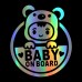 Laser Reflective Car Window Sticker – Creative Holographic Glass Vinyl Decal