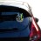 Laser Reflective Car Window Sticker – Creative Holographic Glass Vinyl Decal