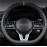 Sporty Car Steering Wheel Cover Minimalist Design