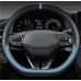 Sporty Car Steering Wheel Cover Minimalist Design