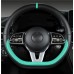 Sporty Car Steering Wheel Cover Minimalist Design