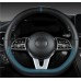 Sporty Car Steering Wheel Cover Minimalist Design