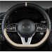 Sporty Car Steering Wheel Cover Minimalist Design