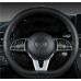 Sporty Car Steering Wheel Cover Minimalist Design