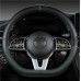 Sporty Car Steering Wheel Cover Minimalist Design