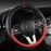 Sporty Car Steering Wheel Cover Minimalist Design