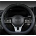 Sporty Car Steering Wheel Cover Minimalist Design
