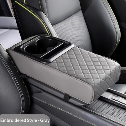 Universal Car Cup Holder Riser for Center Console – Beverage Organizer