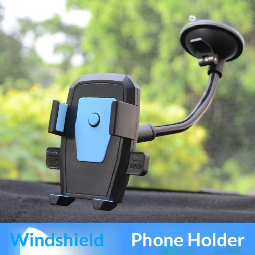 Universal Car Phone Holder with Suction Cup Mount for Windshield and Dashboard