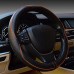 Embossed All-Season Universal Leather Steering Wheel Cover