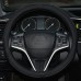Embossed All-Season Universal Leather Steering Wheel Cover
