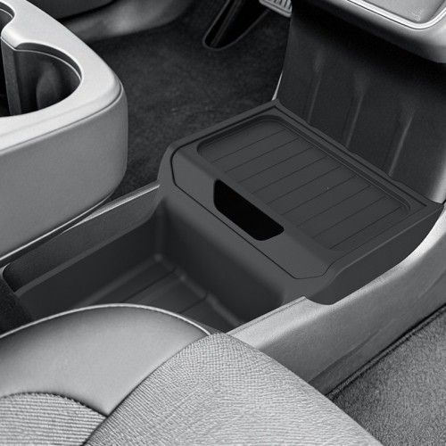 Center Console Storage Box for Cars - Lower Dashboard Organizer Tray