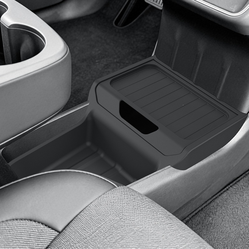 Center Console Storage Box for Cars - Lower Dashboard Organizer Tray