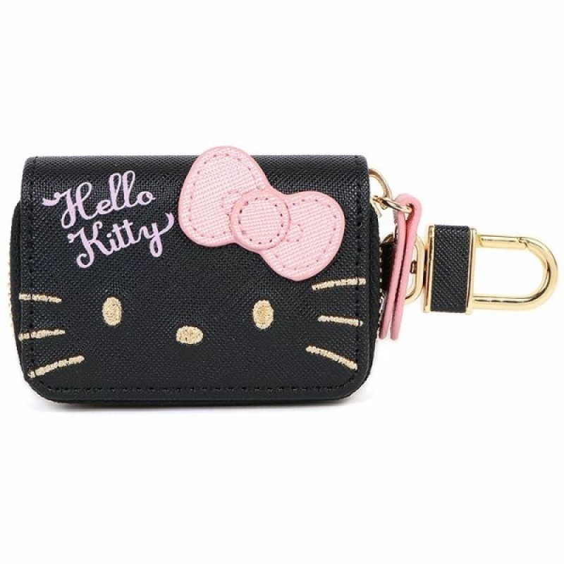 Hello Kitty Black And Gold Car Key Holder