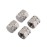 Silver Hexagonal Electroplated Metal Tire Nozzles