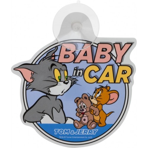 Car Tom And Jerry Baby In Car Wth Baby Suction Cup Blister