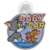 Car Tom And Jerry Baby In Car Wth Baby Suction Cup Blister