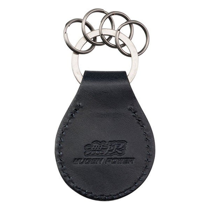 Large Eyelets And Metal Leather Keychain