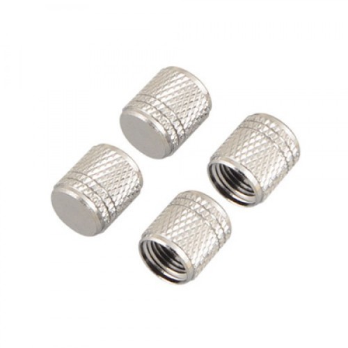 Silver Electroplated Metal Tire Nozzle
