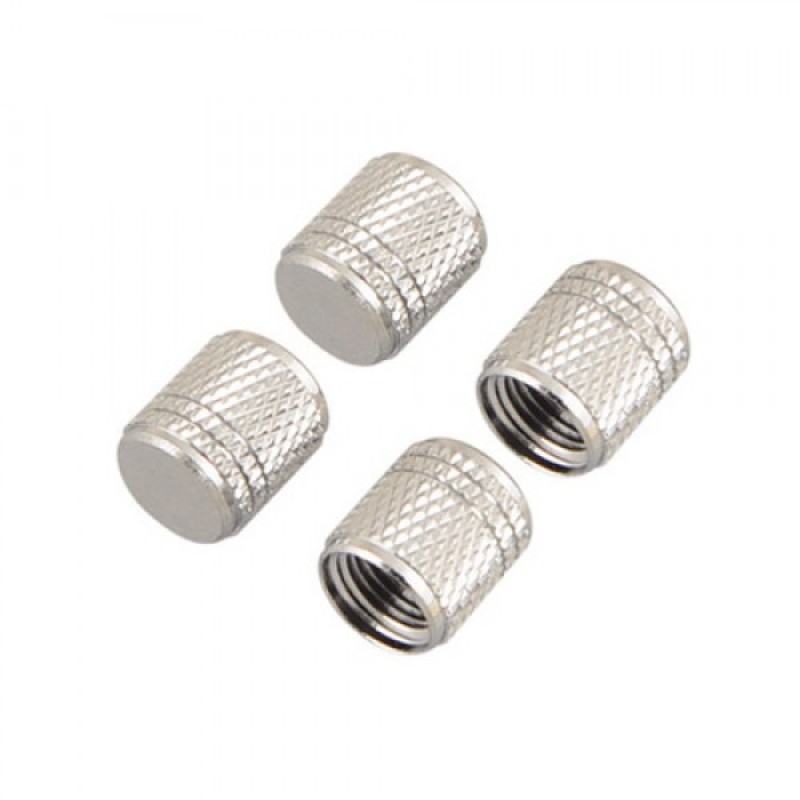 Silver Electroplated Metal Tire Nozzle